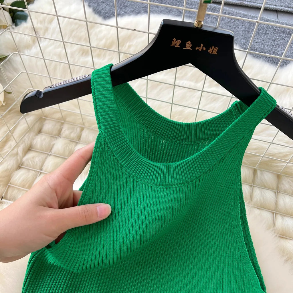 Bodycon Dress Knit Summer Fashion For Women Slim Fit