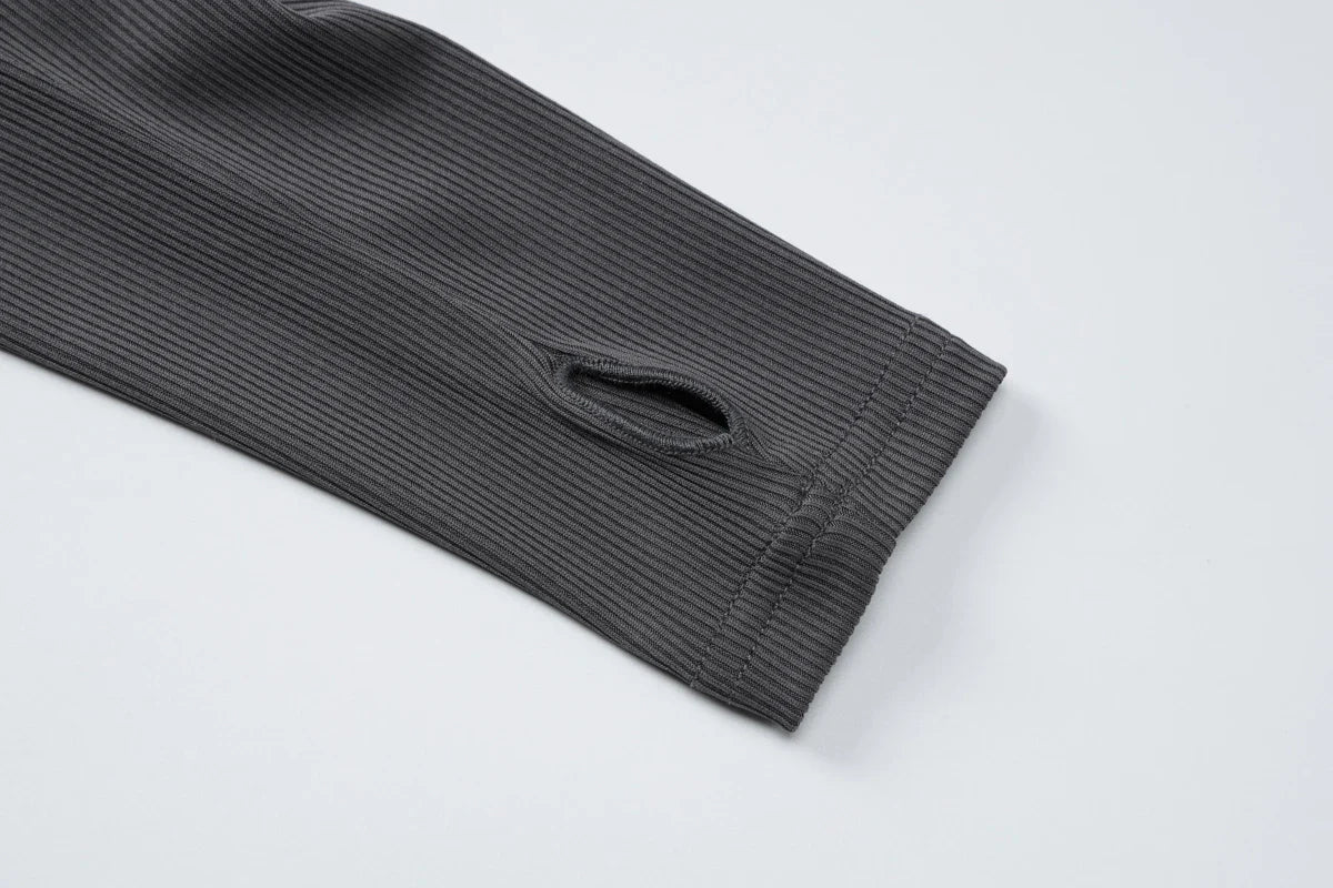 Solid Skew Collar Long Sleeve T-Shirt and Ruched Maxi Skirt 2-Piece Set Women's Y2K Fashion Outfit for Fall Night Party and Vacation