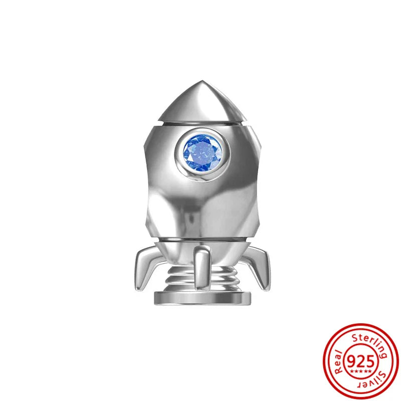 Fit Pantaro Peacock Cake Teeth Butterfly Crown S925 Silver Charms Beads Fine Jewelry for Women Gift