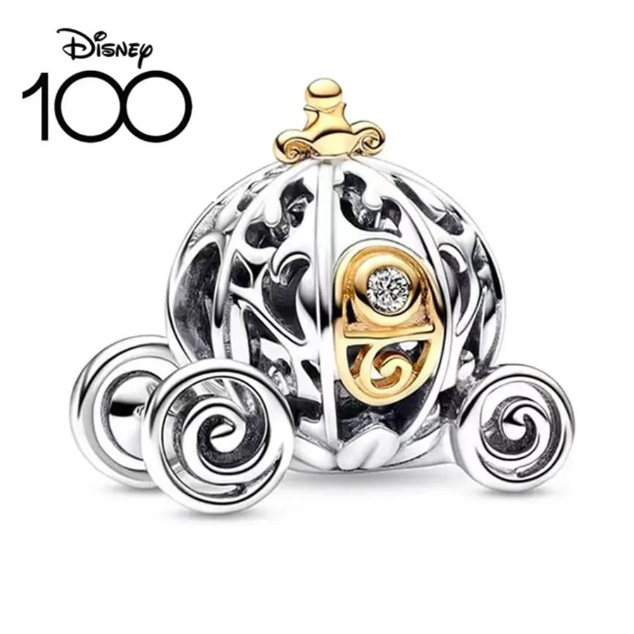 925 Sterling Silver Disney Pendant Beads for DIY Bracelets Perfect Women's Fashion Gift