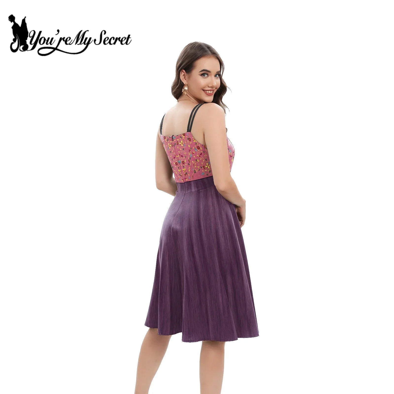 Halloween Witch Costume Backless Gothic Dress For Cosplay