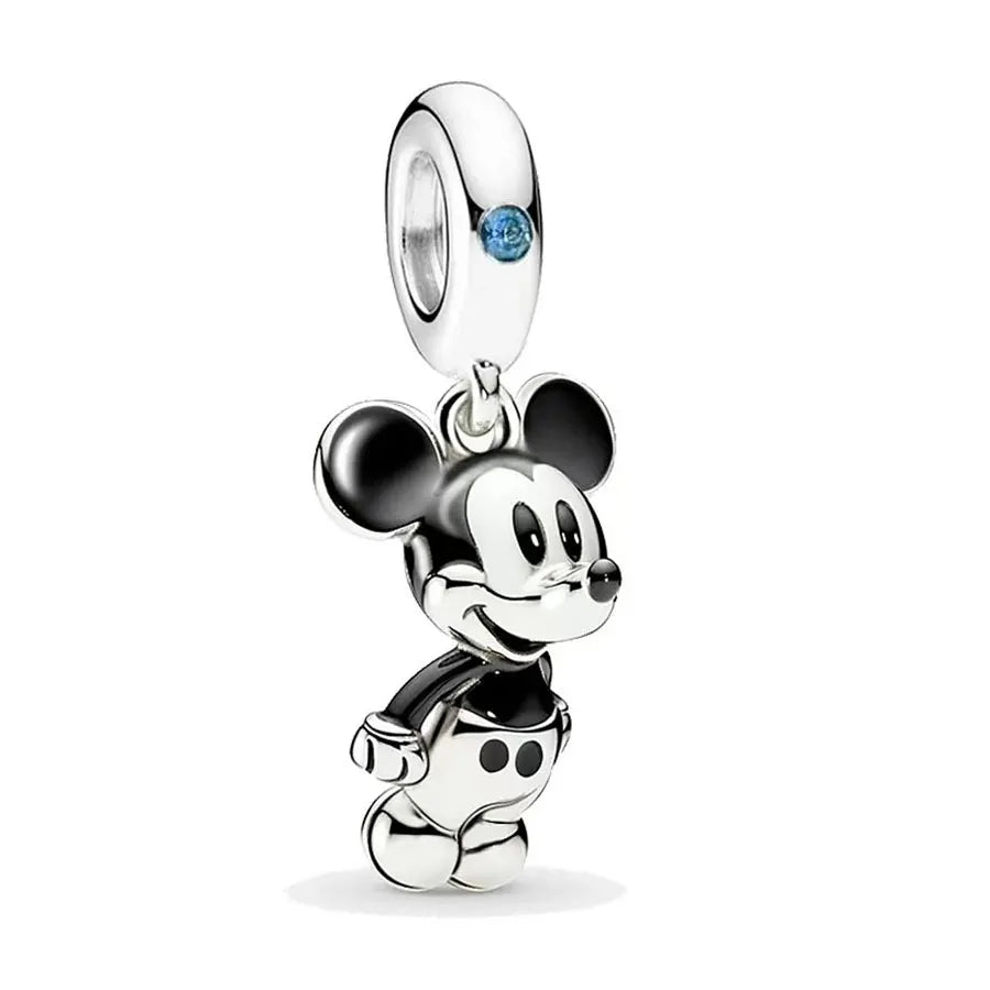 925 Sterling Silver Disney Pendant Beads for DIY Bracelets Perfect Women's Fashion Gift