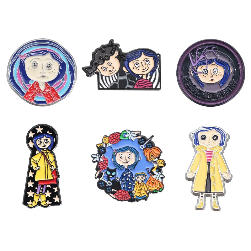Cute Cartoon Anime Character Enamel Pins Custom Little Monk Brooches Funny Jewelry Gift for Friends