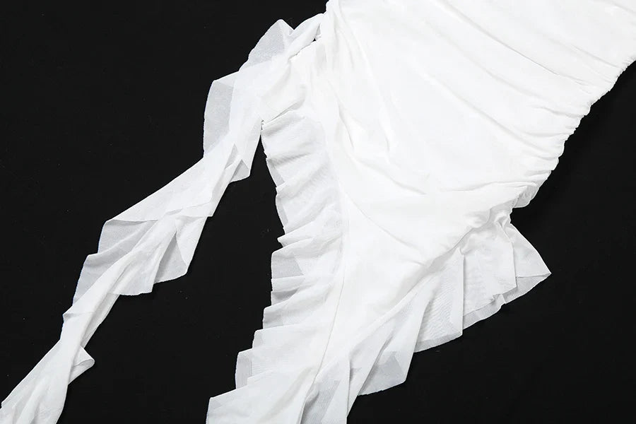 Elegant Bachelor Party Dress With Tassel Detail Evening