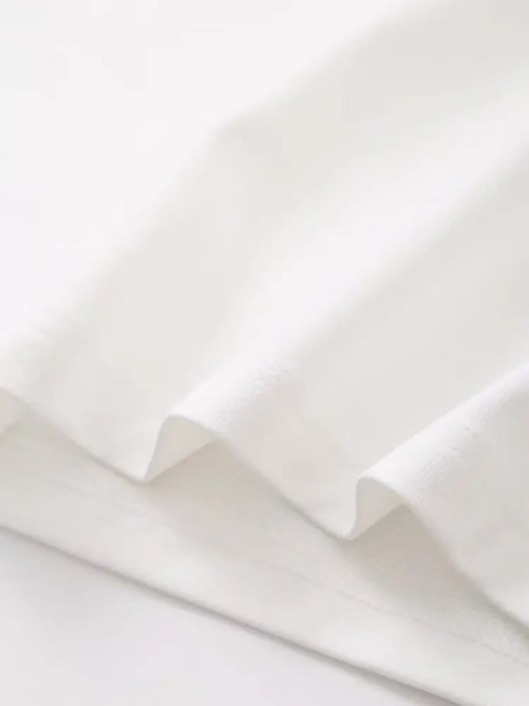 Women's Solid Casual T Shirt and Pant Set with Short Sleeves and Lace-Up Side Pockets