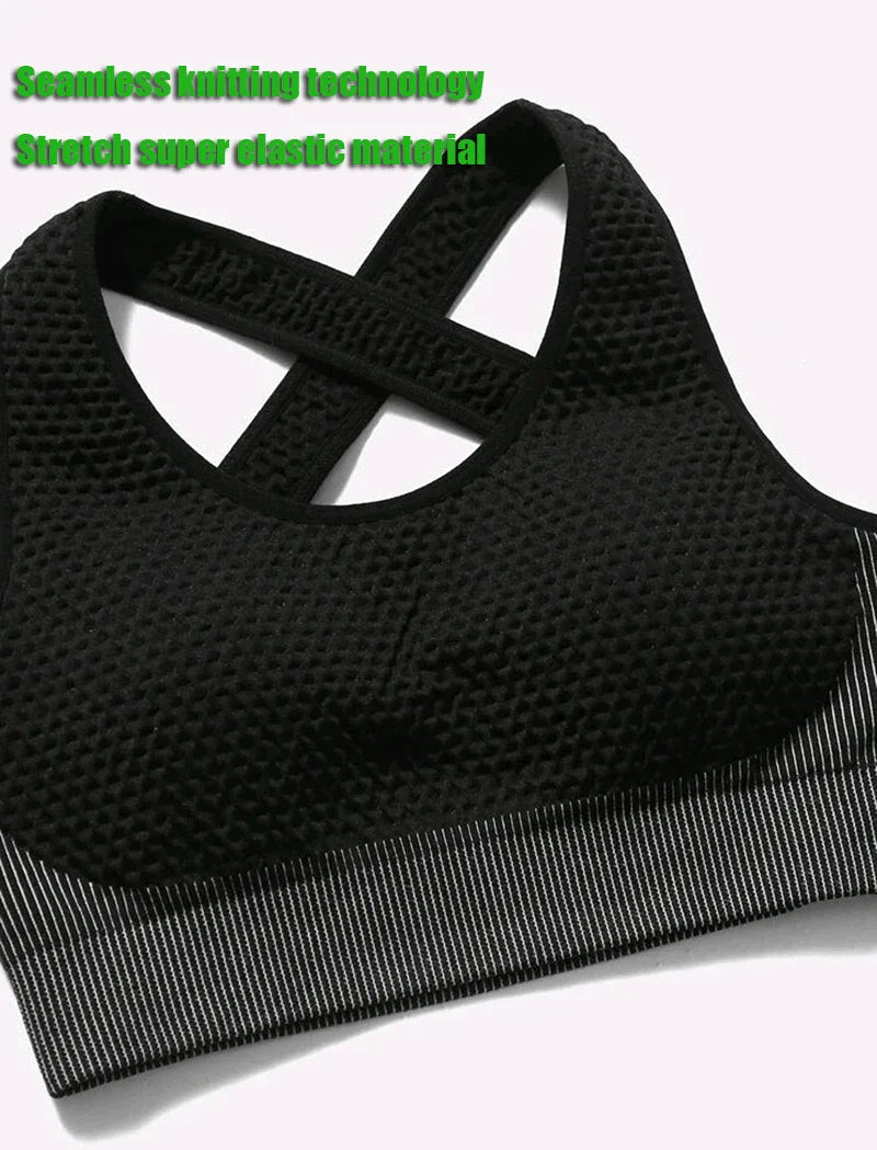 Seamless Women Yoga Suit with High Waist Leggings and Long Sleeve Crop Top Fitness Set