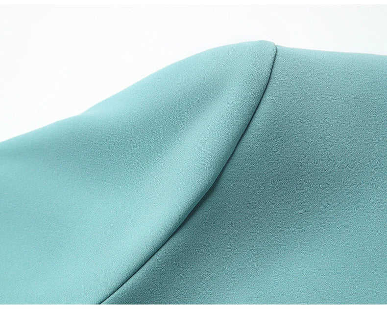 Embroidered Flare Dress For Women Office A Line Style