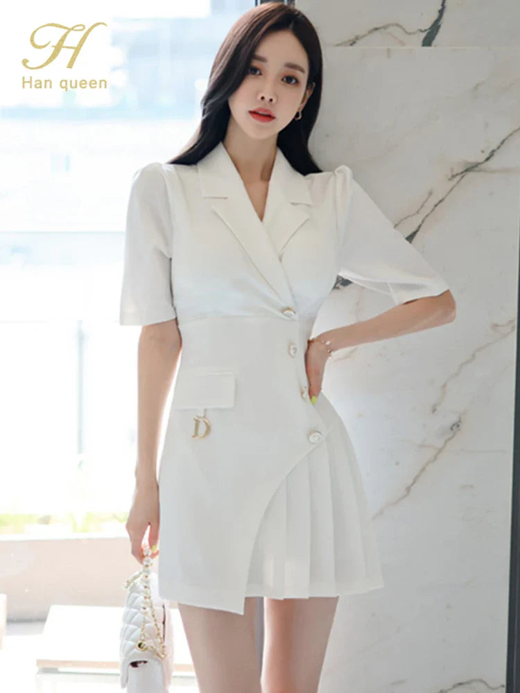 Women's Office Pencil Dress Short Sleeve Sheath Bodycon