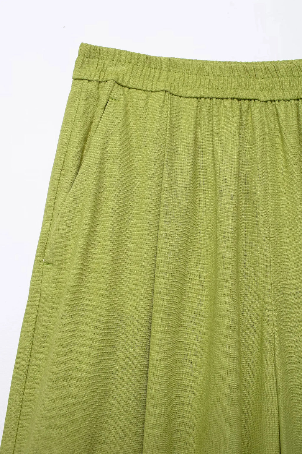 Casual Women's Solid Pant Set with Long Sleeve Blouse and Elastic Waist Trousers Fashion Streetwear Outfit