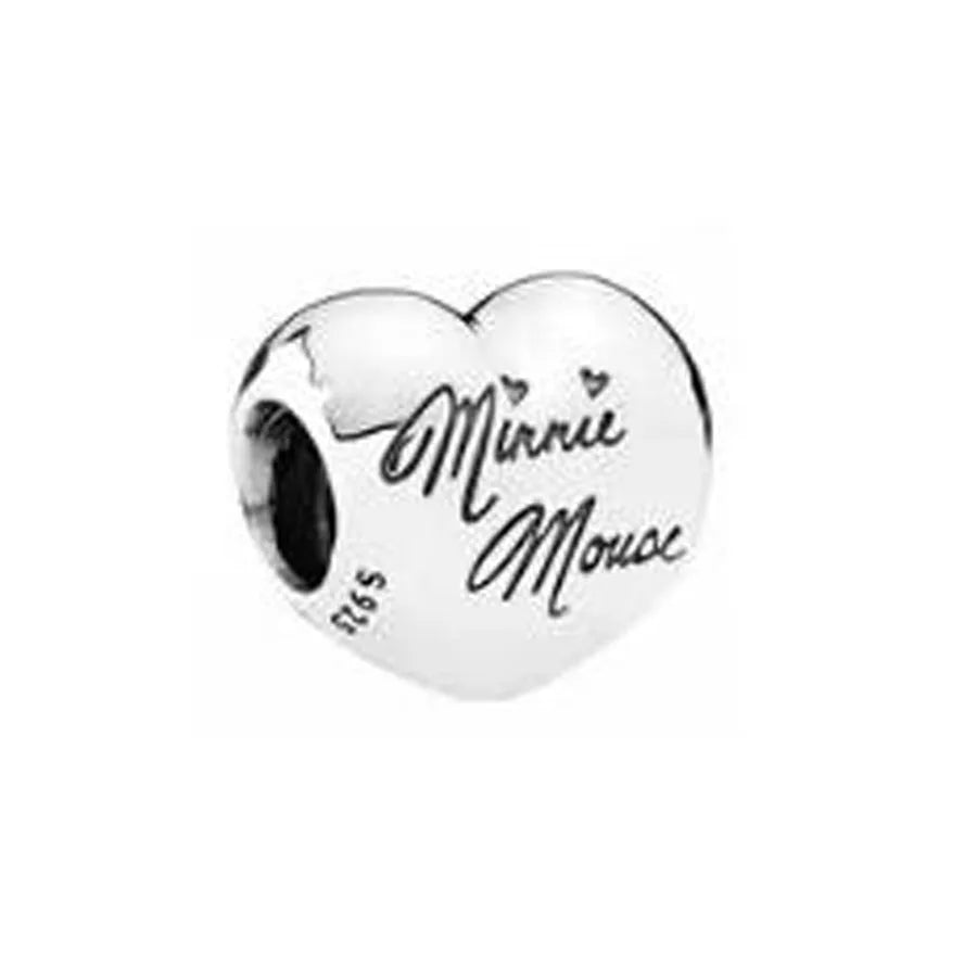 Disney 925 Sterling Silver DIY Charm Compatible With 3mm Bracelets Featuring Mickey Mouse Ferris Wheel And Suitcase Designs