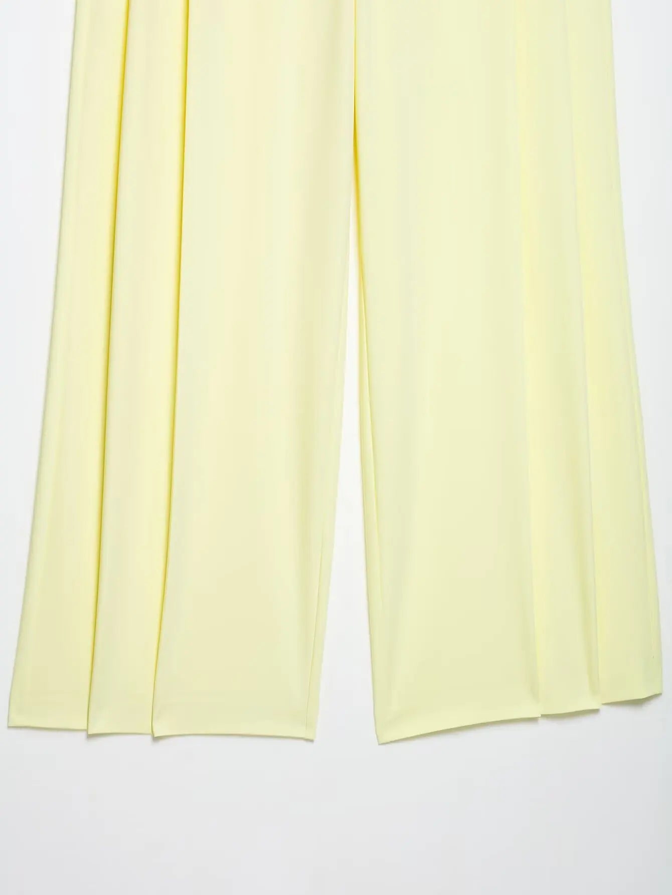 Summer Women's Halter Neck Pant Suit Set with Crop Top and High Waist Wide Leg Pants