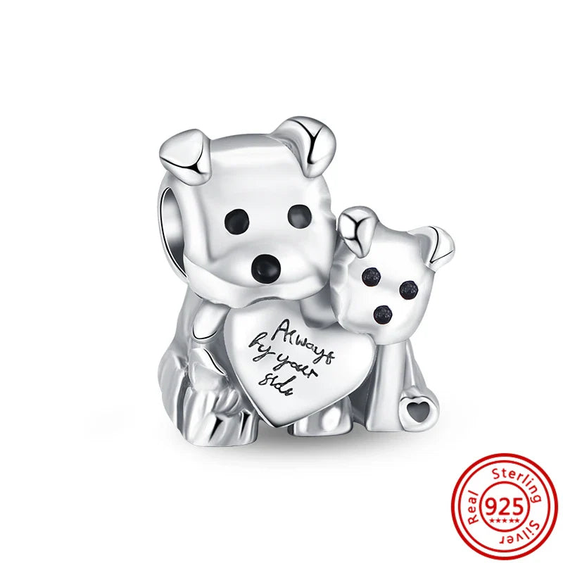 Fit Pantaro Peacock Cake Teeth Butterfly Crown S925 Silver Charms Beads Fine Jewelry for Women Gift