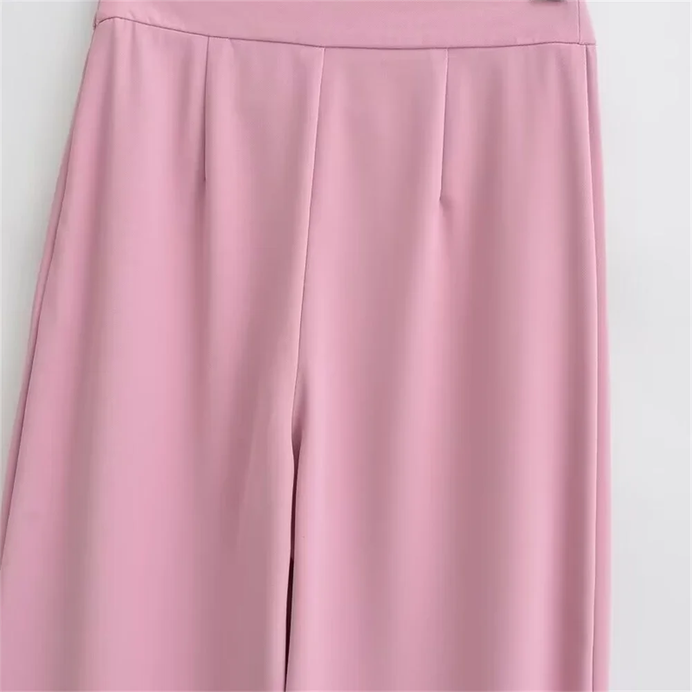 Autumn Women's Fashion Loose Dress and Collar Suit Jacket with Long Pants Two-Piece Set for Chic Style