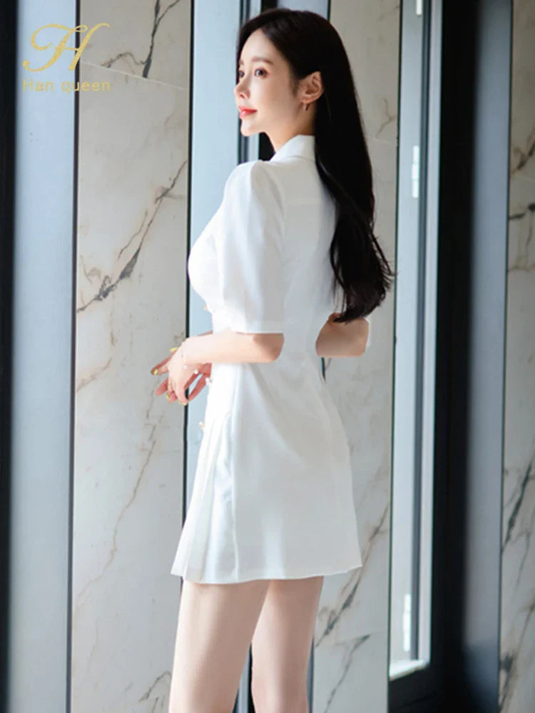 Women's Office Pencil Dress Short Sleeve Sheath Bodycon