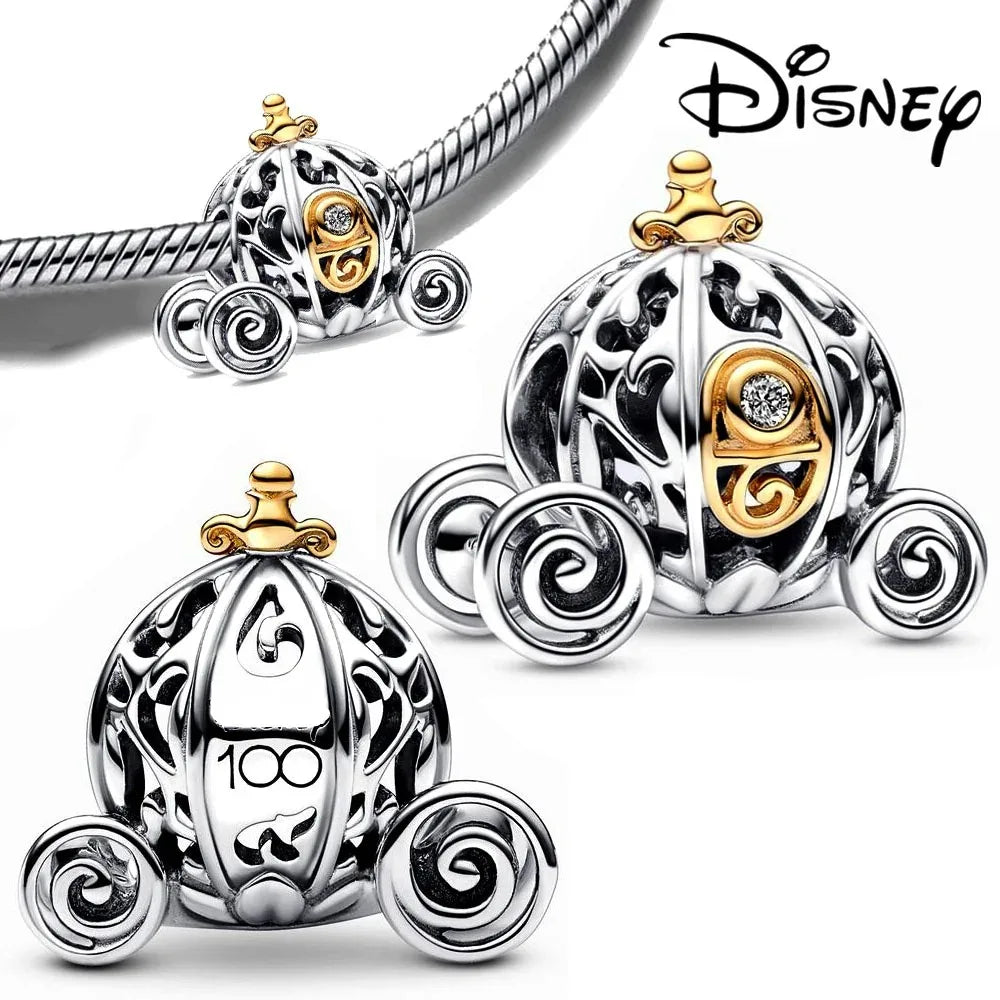 Disney Stitch and Minnie Mouse Charms Dangle Fit 925 Silver Bracelet for Jewelry Making