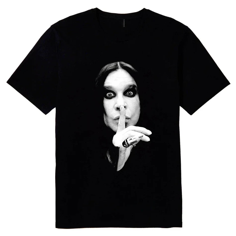 Ozzy Osbourne Heavy Metal Legend Black T Shirt for Women Classic O Neck Humorous Hip Hop Tee