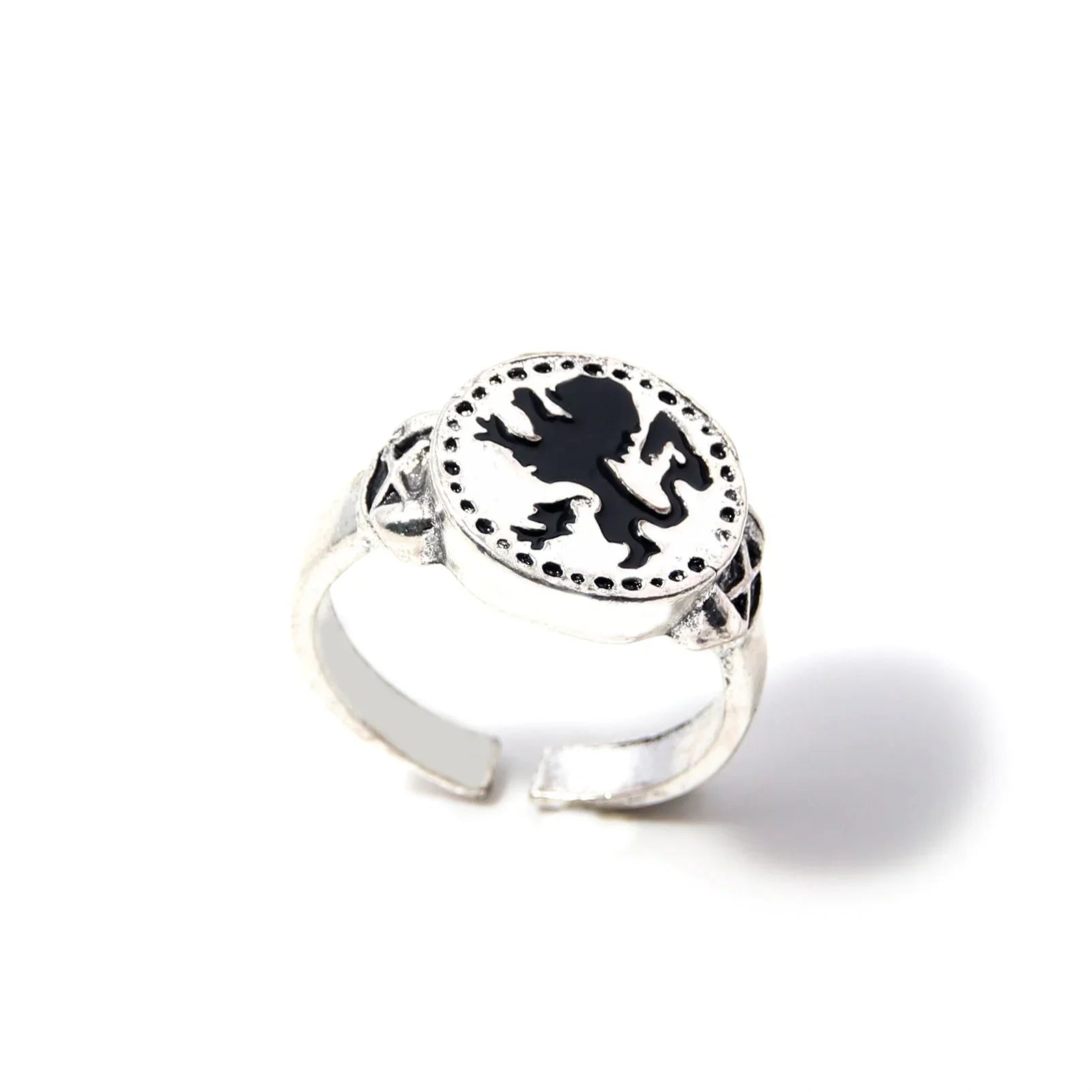 Dark Souls Adjustable Gemstone Ring Chrysanthemum Design for Cosplay Jewelry Accessories