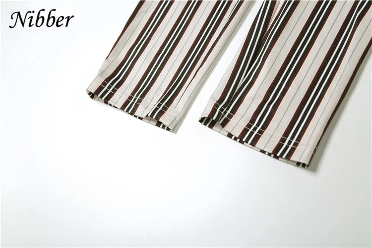 Sexy Hollow Ruched Jumpsuit for Women Irregular Hipster Stripe Print Full Sleeve Midnight Fit Workout Overalls