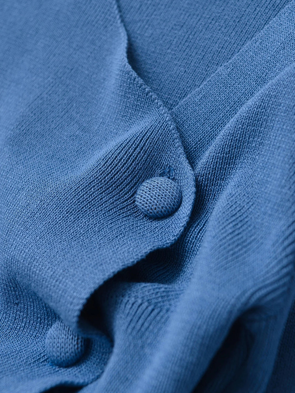 Asymmetrical Blue and Brown Knitted Sweater Women's Pleated Long Sleeve Autumn Knitwear Elegant Fall Top