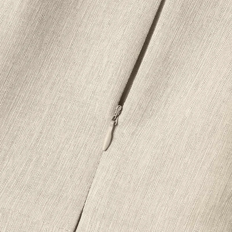 Elegant Sleeveless Square Neck Mermaid Midi Dress for Women