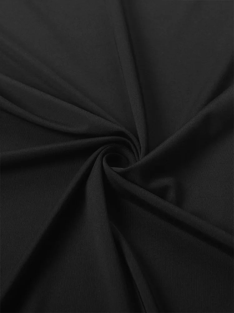 Black Sleeveless Bodycon Mini Dress Backless Party Wear