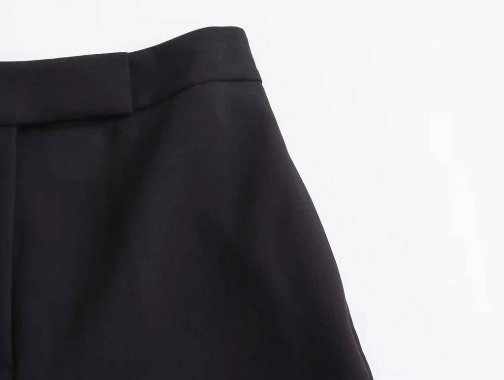 Casual Solid V Neck Sleeveless Vest and Wide Leg Pants Set for Elegant Summer Style