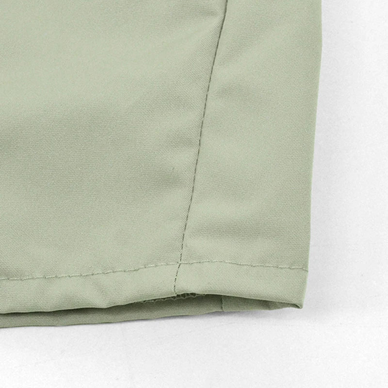 2 Piece Women's Summer Fashion Set V Neck Sleeveless Crop Tank Top and High Waist Shorts Backless Casual Leisure Outfit