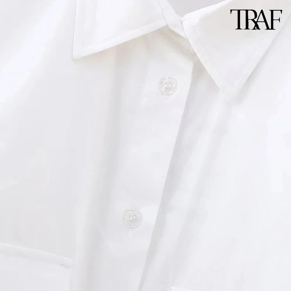 Women's Casual Streetwear Single Breasted Flip Lapel Shirt Solid Color Comfortable Commuter Top