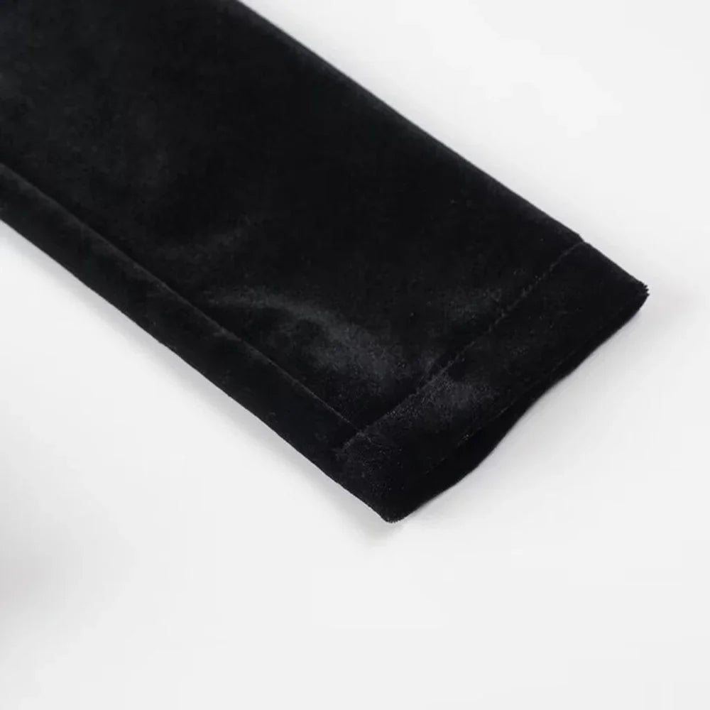 Beaded Mini Dress With Plunge Neckline And Long Sleeve