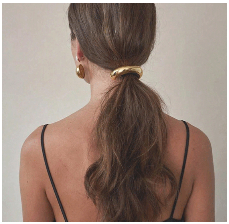 4pcs Elegant High Ponytail Hair Ties for Women Stylish Elastic Hair Accessories for Daily and Holiday Wear