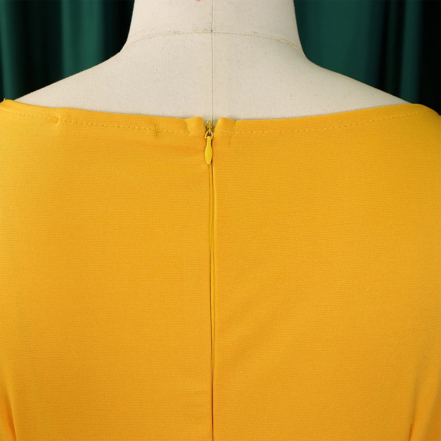 Professional Midi Office Dress for Women with Long Sleeves