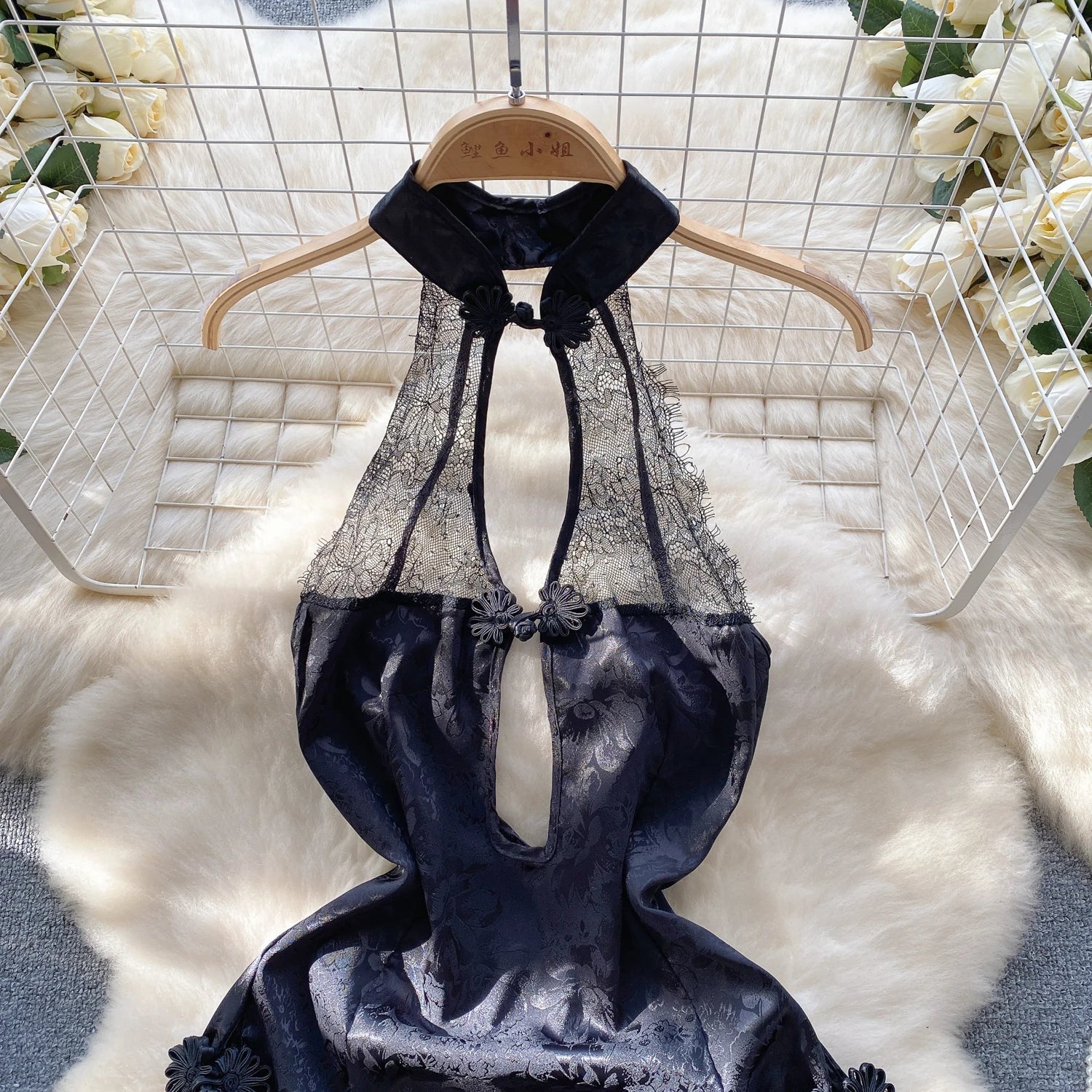 Sexy Anime Cosplay Qipao Bodysuit Nightgown Lingerie