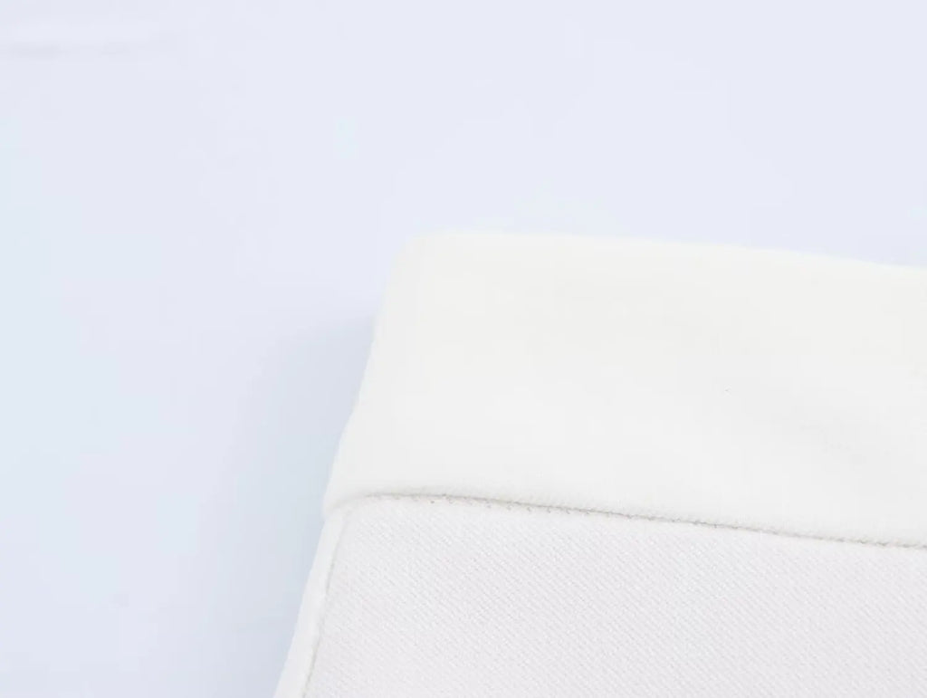 Women Chic Cropped Vest Pants Suit with Lapel and Single Button High-Waist Zip Straight-Leg Trousers Set