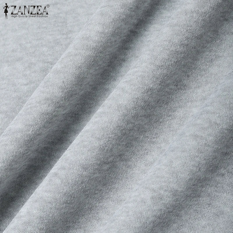 Autumn Boho Long Sleeve Sweatshirt Maxi Dress With Pockets