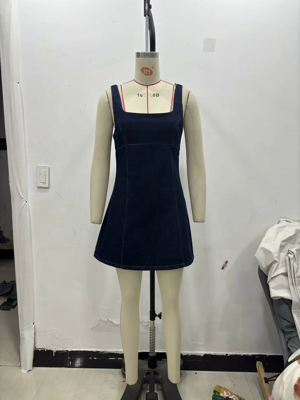 Sexy Mini Denim Dress For Women Party Evening Wear