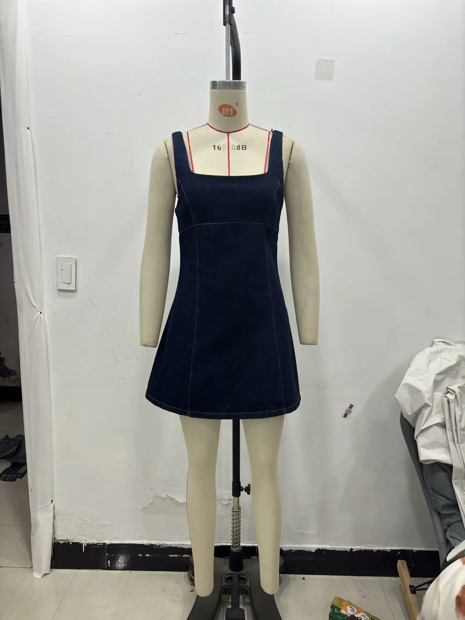 Sexy Mini Denim Dress For Women Party Evening Wear