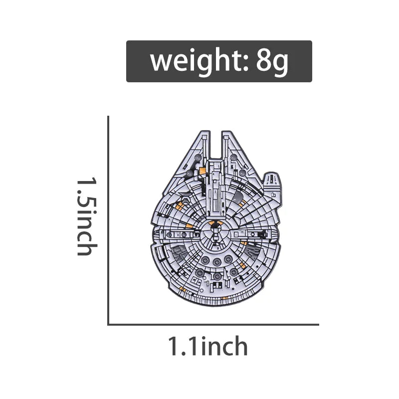 Custom Science Fiction Enamel Pins Brooches for Fans and Friends