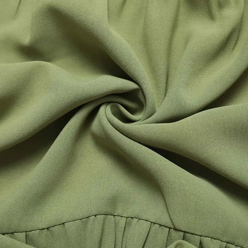 Womens Long Sleeve Swing Dress Cotton Hemp Casual Elegant