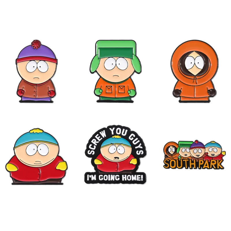 Cute Cartoon Anime Character Enamel Pins Custom Little Monk Brooches Funny Jewelry Gift for Friends