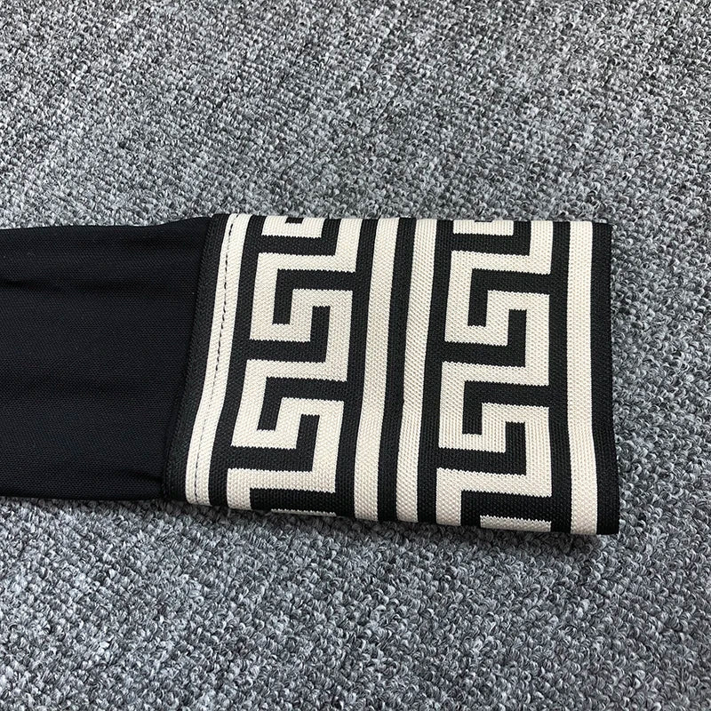 Black Mesh Bandage Dress for Women Long Sleeve Bodycon