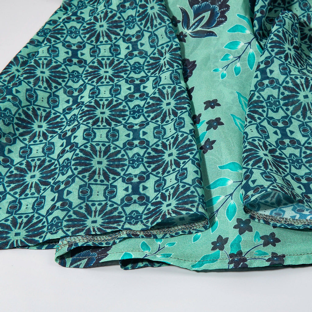 Boho Floral Summer Maxi Dress For Women Beach Wrap Dress