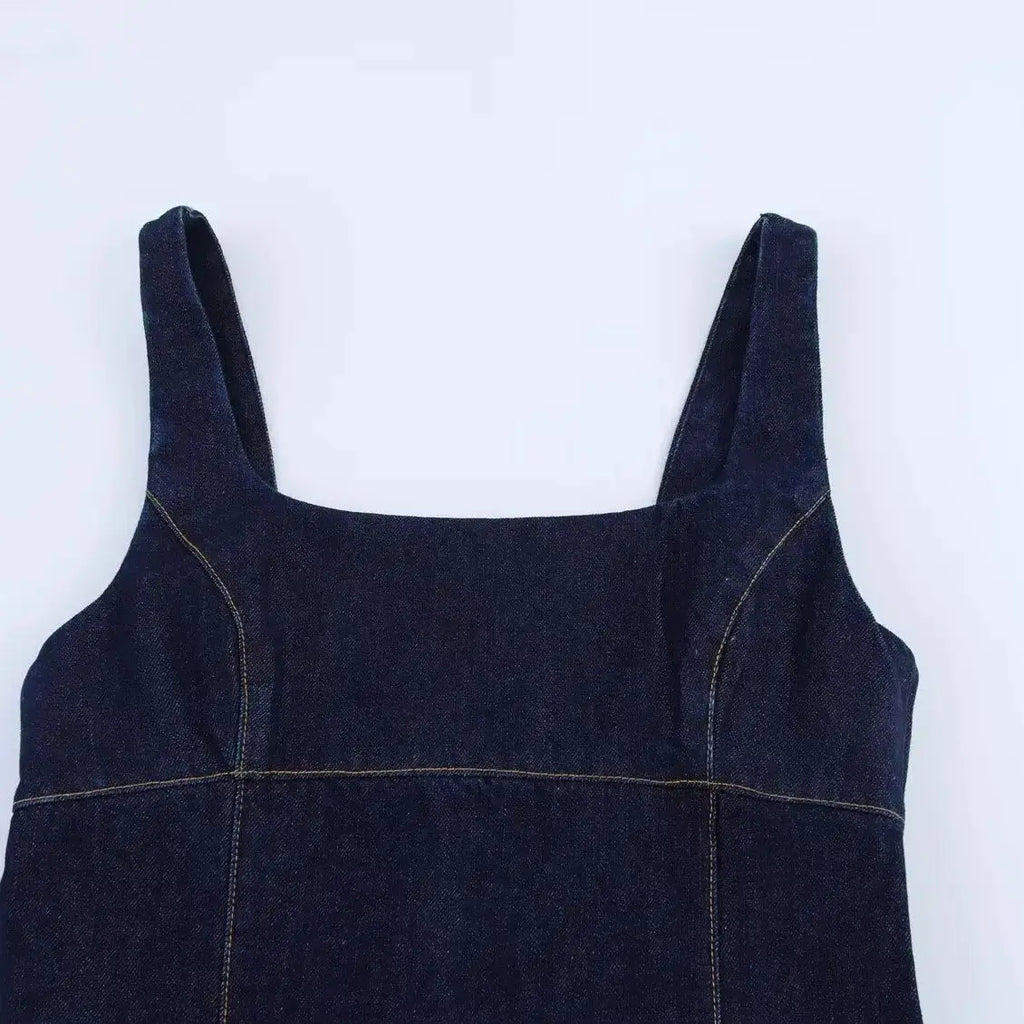 Sexy Mini Denim Dress For Women Party Evening Wear