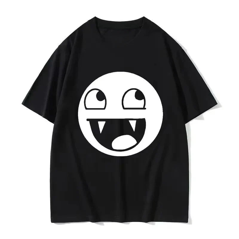 Funny Domo Kun Meme T Shirt for Women Casual Summer O Neck High Quality Oversized Tee