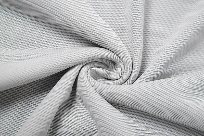 Patchwork Lace Mesh Bodycon Dress With Spaghetti Straps