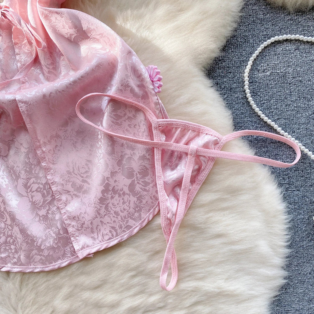 Sexy Anime Cosplay Qipao Bodysuit Nightgown Lingerie