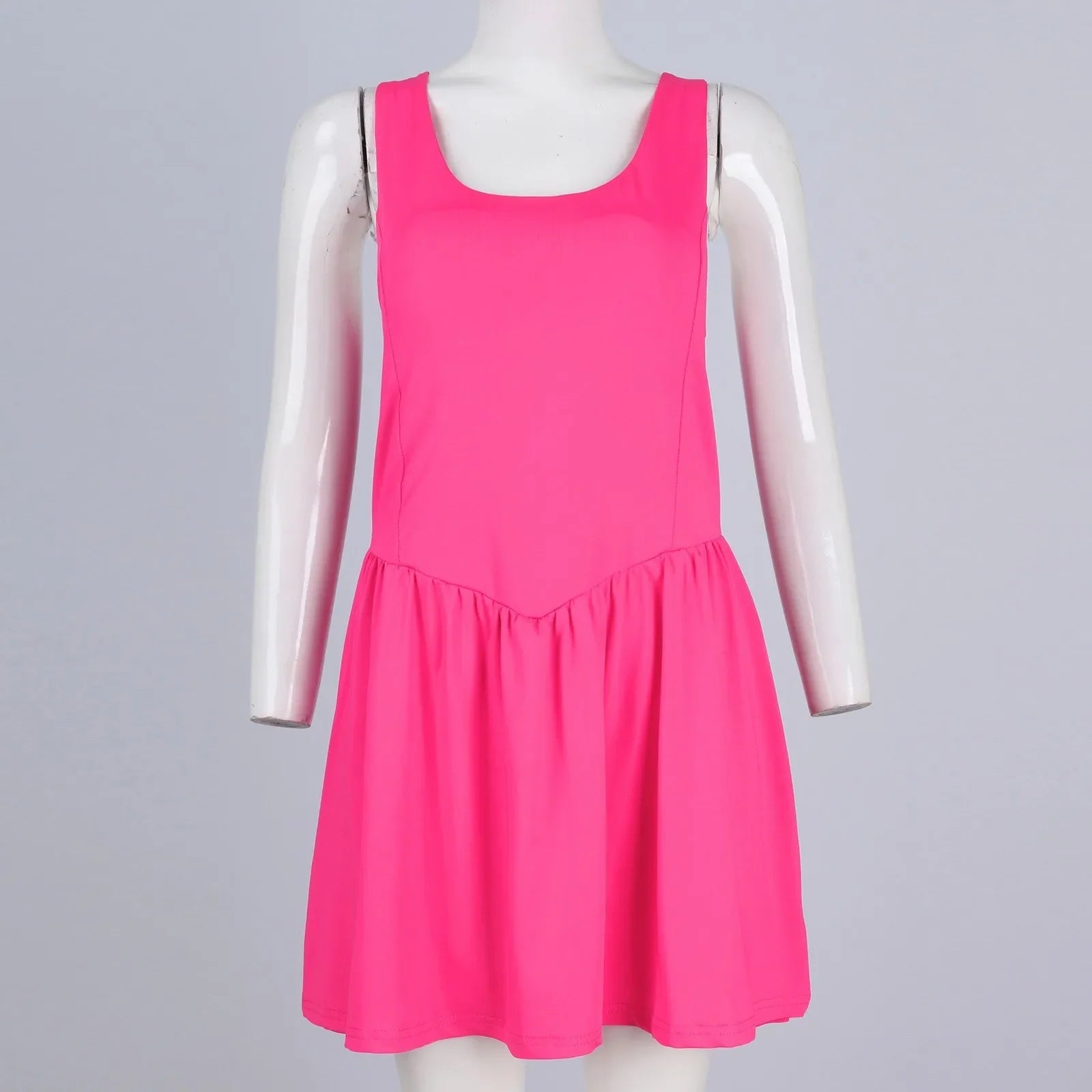 Womens Sleeveless Workout Romper With Built In Shorts