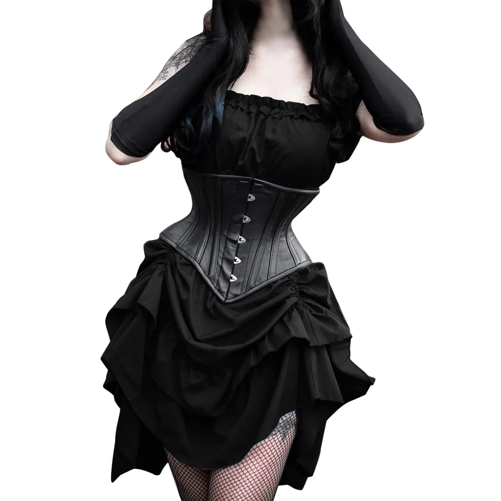 Gothic Lolita Corset Dress For Steampunk Cosplay Costume