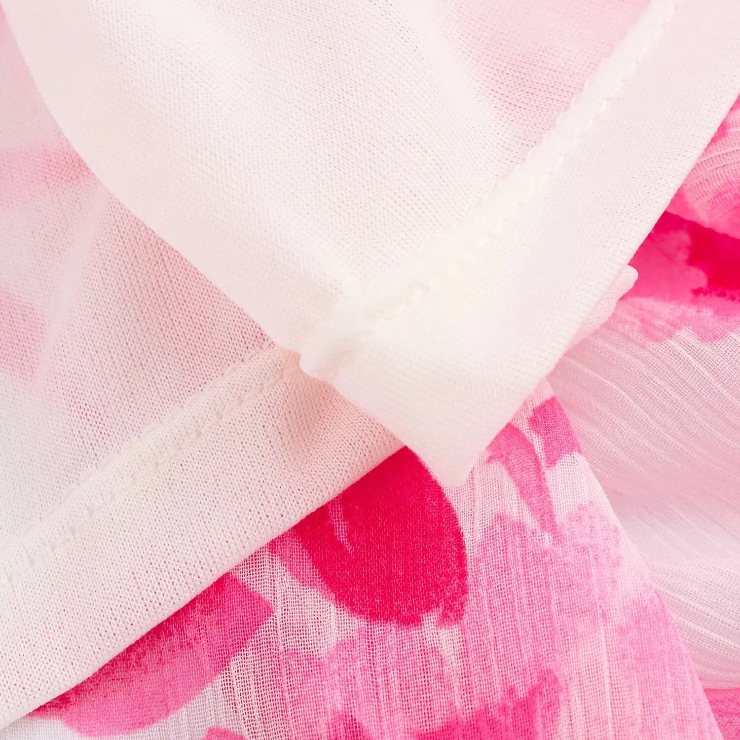 Casual V Neck Printed Belted Long Sleeve Dress For Women