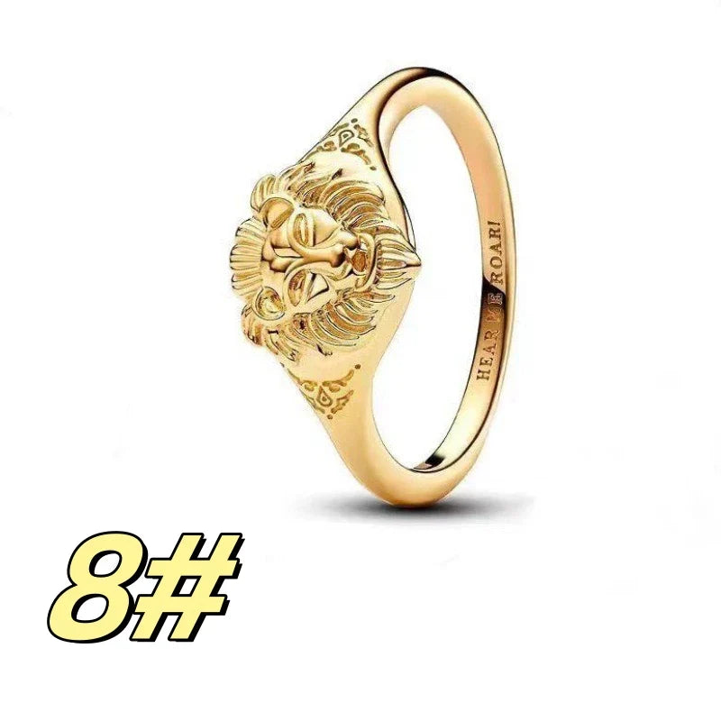 S925 Silver Simba Beads Charms for DIY Bracelet Jewelry Accessories