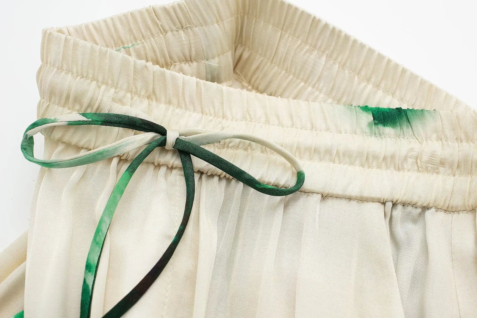 Floral Print Button-Up Shirt and Elastic Waist Wide Leg Pants Summer Set for Women